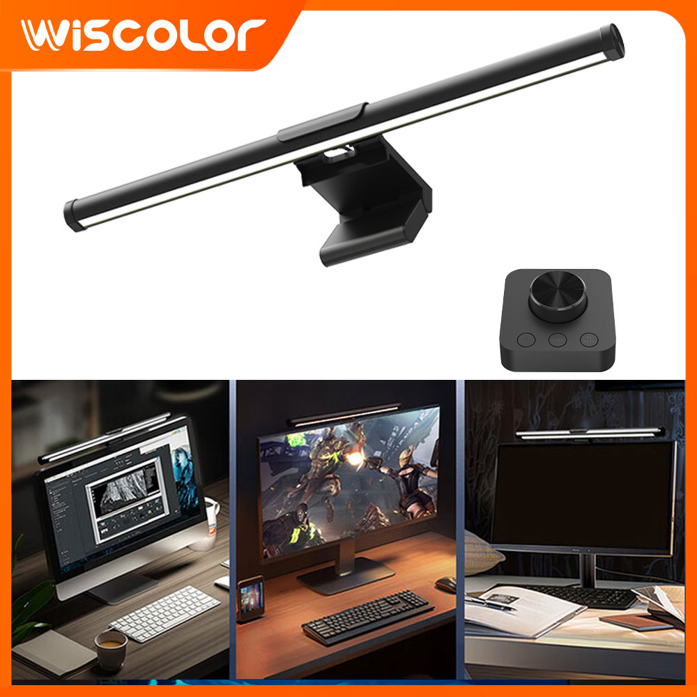 Desk Setup No Monitor - セットアップ調光モニターライトバー LED スクリーン吊り下げ RGB ライトバーリモコン USB