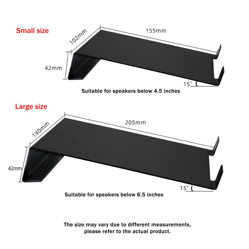 Desk Setup Speakers - ヘビーデューティーMR5BTデスクトップスピーカースタンドメタルブラケット滑り止めベースオーディオスタジオハイエンドテーブルデスクトップオーディオサポートブラケット