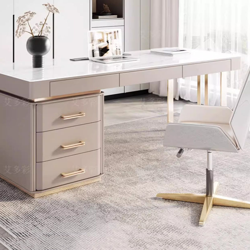 Desk Setup Designer - オフィスデスクミニマリスト引き出し高級モダンなセットアップデザイナー収納コンピュータデスクヨーロッパフロアメサデコンピュータ家具