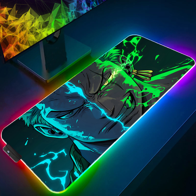 Desk Setup Rgb - ワンピースゾロマウスパッド RGB ゲームアクセサリー Gabinete ゲーマー PC