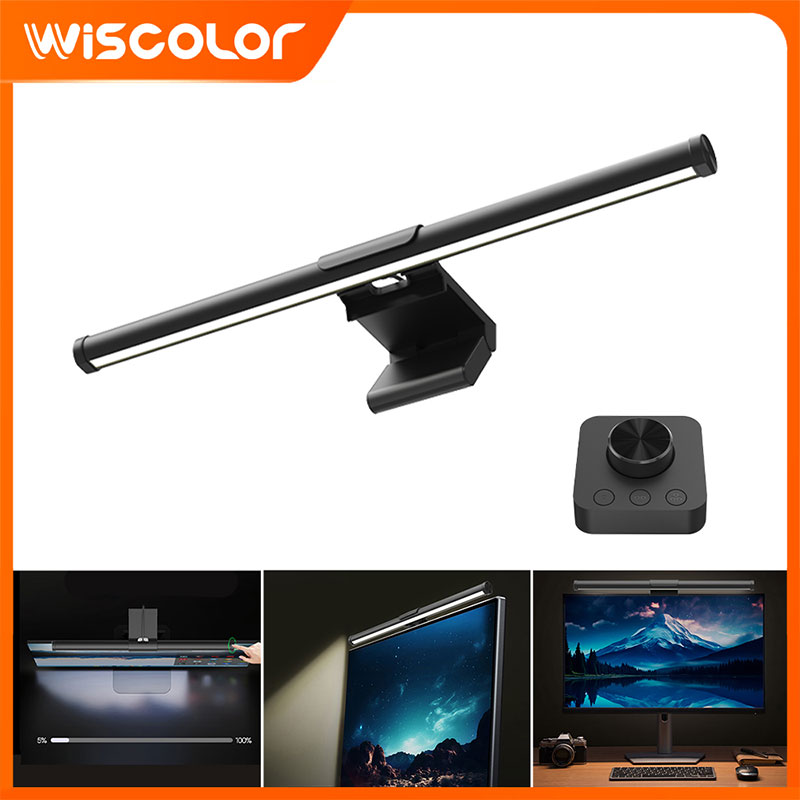 Desk Setup No Monitor - モニターライトバー LED スクリーン調光セットアップ RGB ライトバーリモコンテーブルライト読書室装飾デスクアクセサリー