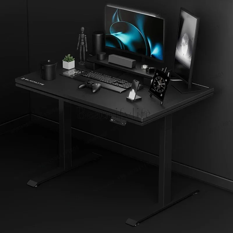 Desk Setup Bedroom - ゲーミング学生用コンピューターデスク高さ調節可能なスタンディングオフィステーブルセットアップコンソール子供用寝室エスクリトリオ家庭用家具