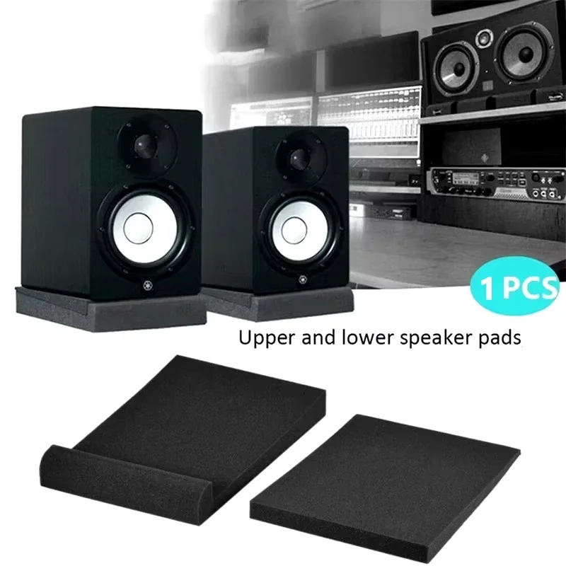 Desk Setup Speakers - スピーカー吸音綿スポンジパッドデスクトップ遮音高密度スポンジブロックスピーカーアクセサリー