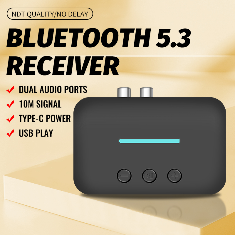 USB Bluetooth 5.3 オーディオレシーバーアダ - Desk Setup Speakers のレビューと価格