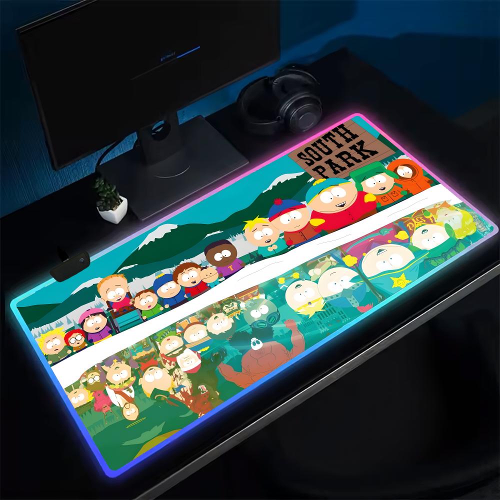 サウスパークマウスパッドアニメゲーミングマウスパッド LED - Desk Setup Rgb のレビューと価格