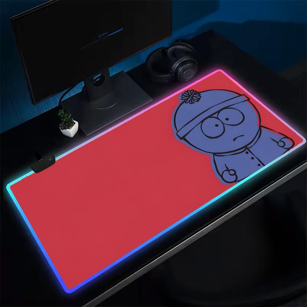 サウスパークマウスパッドアニメゲーミングマウスパッド LED - Desk Setup Rgb のレビューと価格