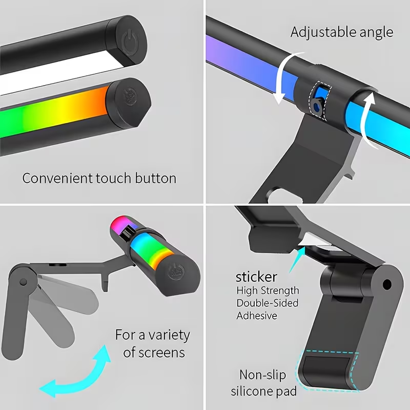 モニターライトバー RGBライトバー 雰囲気照明 USB L - Desk Setup Rgb のレビューと価格