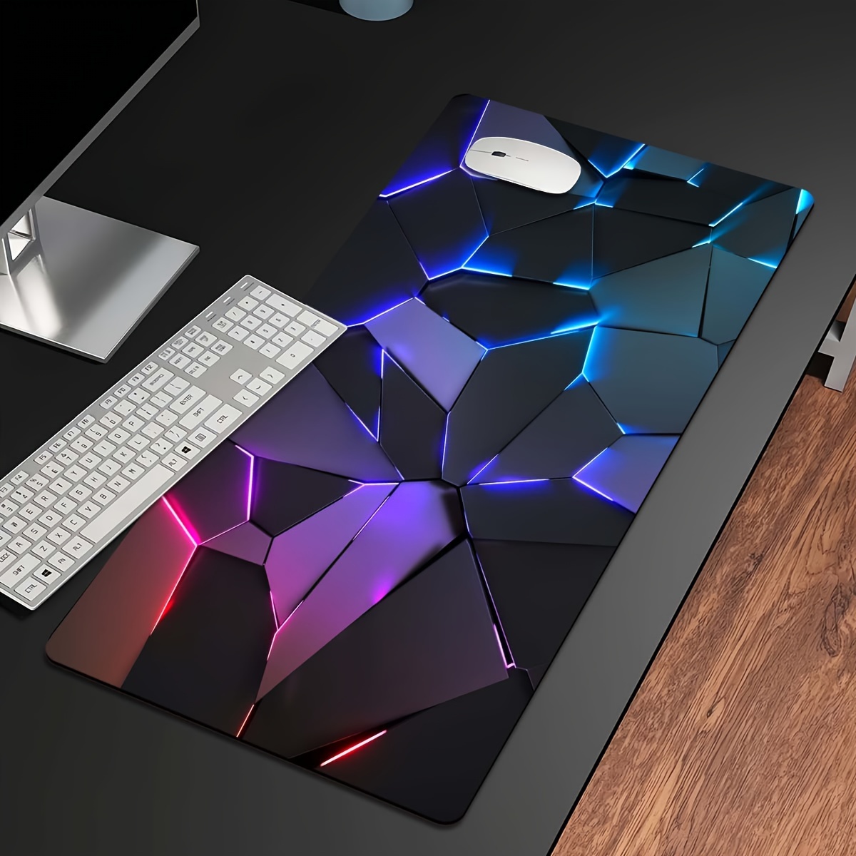 ラインジオメトリ RGB マウスパッド大型マウスパッド 40 - Desk Setup Rgb のレビューと価格