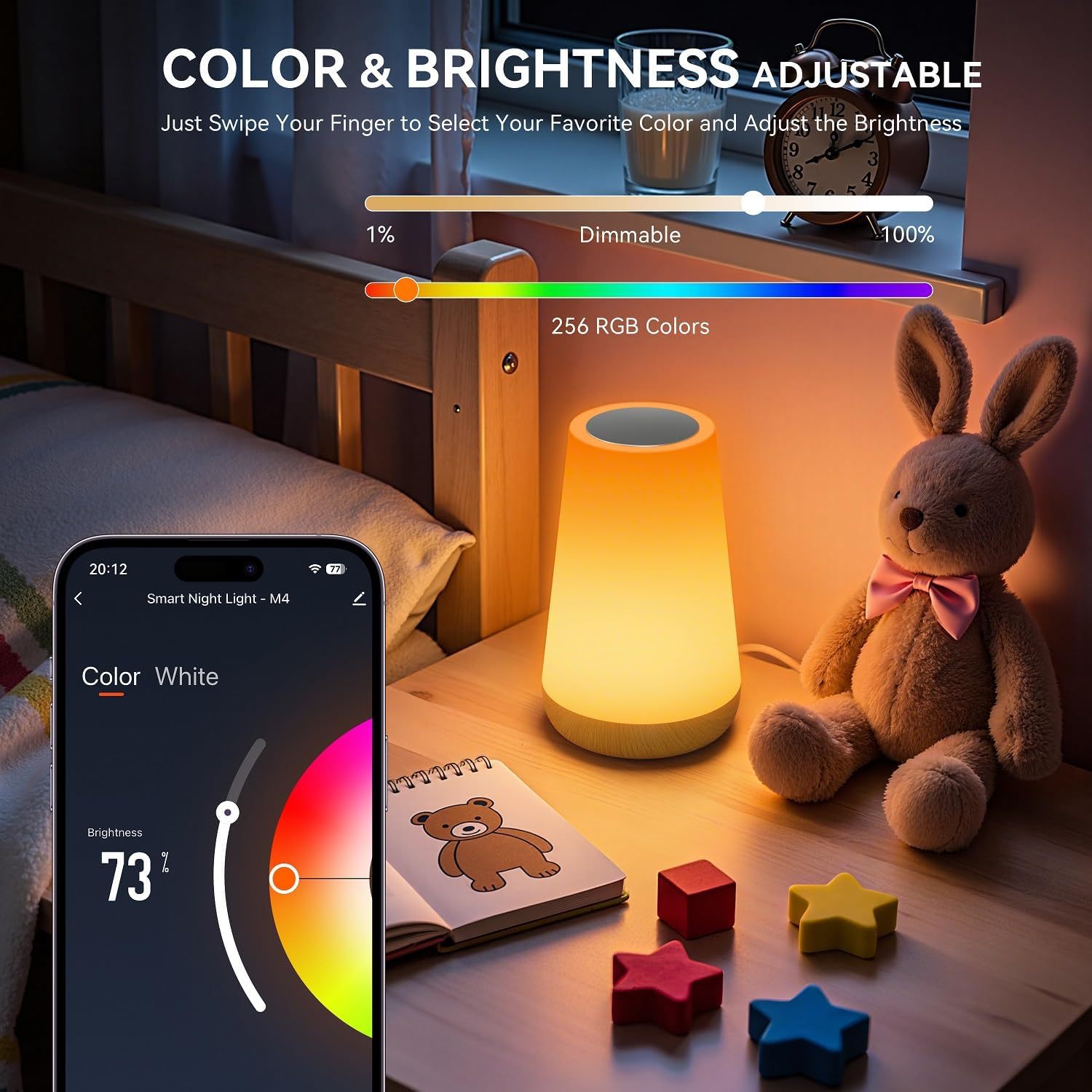USB充電式Tuya WiFiスマートテーブルランプ調光可能 - Desk Setup Rgb のレビューと価格