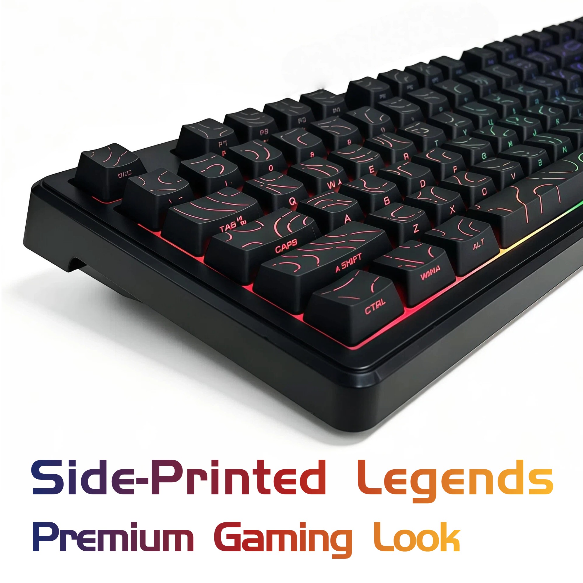 87キー コンパクト有線キーボード RGBバックライト TK - Desk Setup Pc And Laptop のレビューと価格
