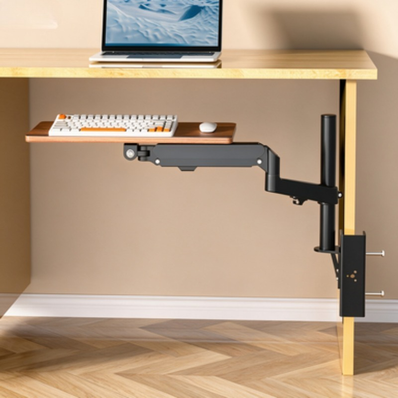 デスク下のスペースを節約するキーボードトレイ オフィス用タイ - Desk Setup Living Room のレビューと価格