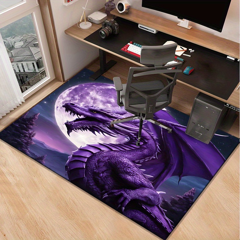ゲームルームのセットアップ用のマジェスティックパープルドラゴ - Desk Setup Living Room のレビューと価格