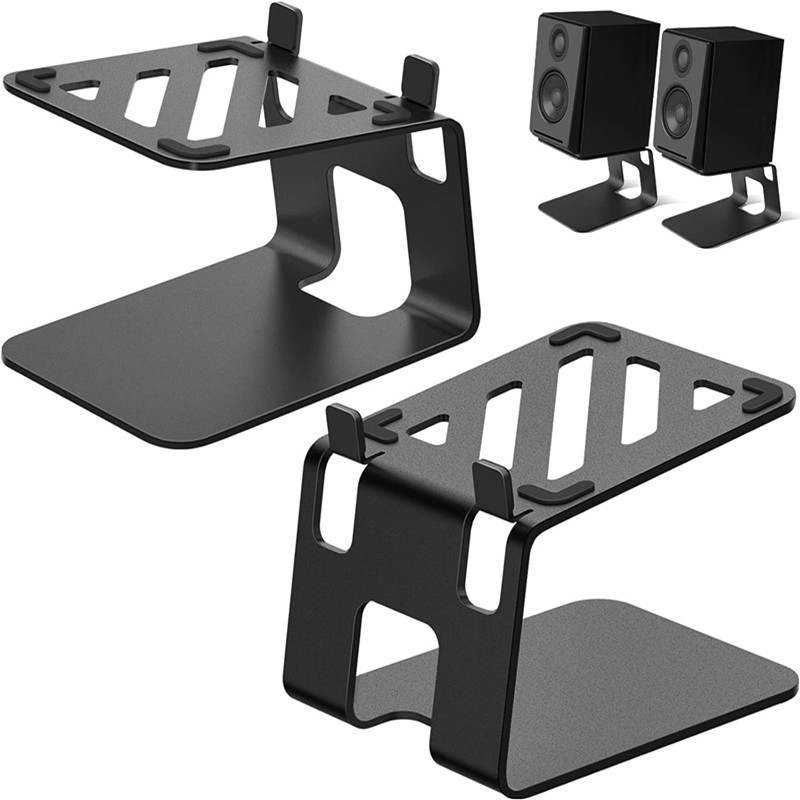 2個セット デスクトップスピーカースタンド デスクトップスタ - Desk Setup Speakers のレビューと価格