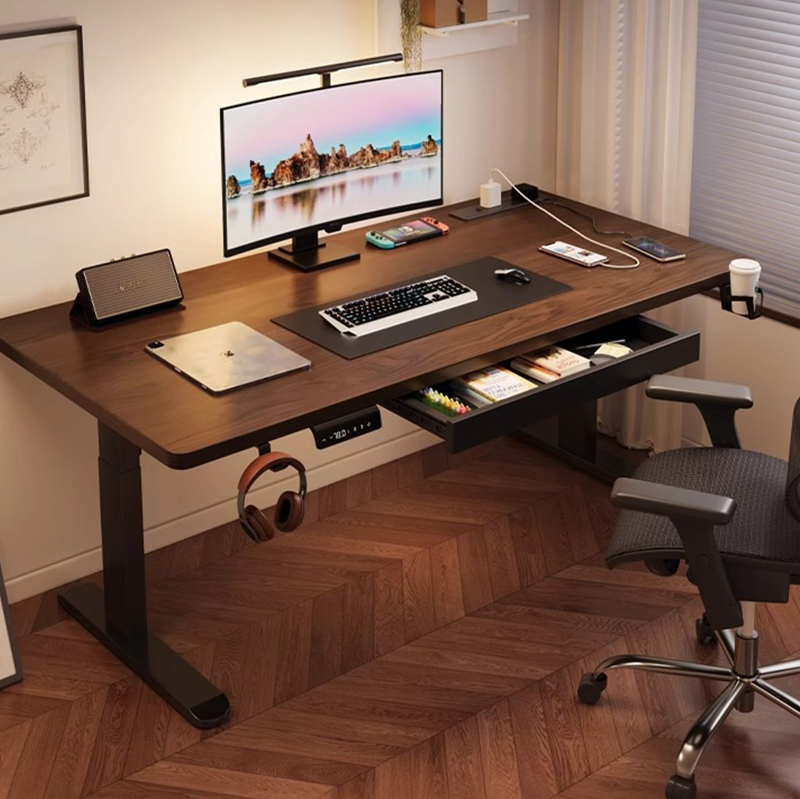 モダンな鉄製デュアルモーター電動スタンディングデスク、高さ調 - Desk Setup Designer のレビューと価格