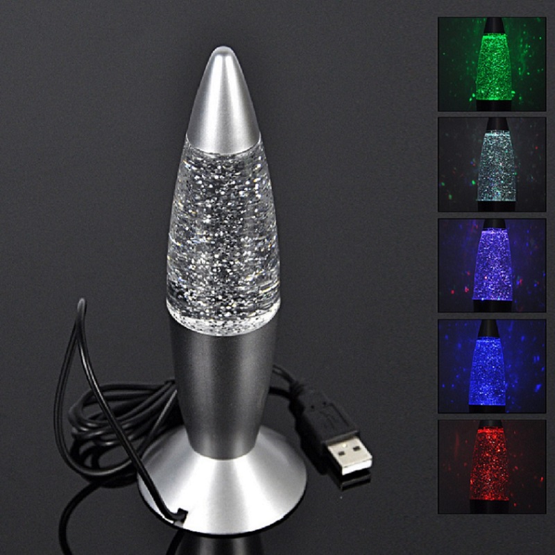 LEDロケットランプ USBカラーチェンジナイトライト RG - Desk Setup Rgb のレビューと価格