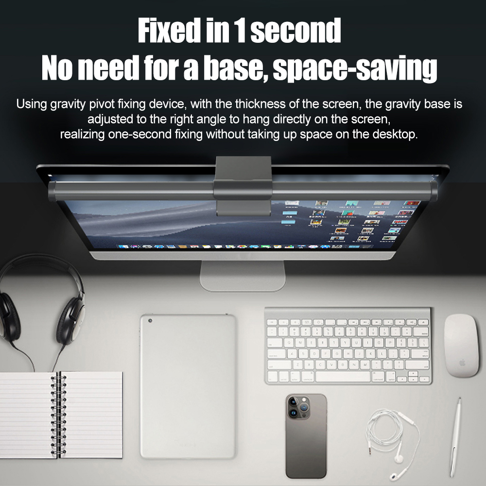 セットアップ調光可能なライトバーモニター装飾LEDライトリモ - Desk Setup No Monitor のレビューと価格