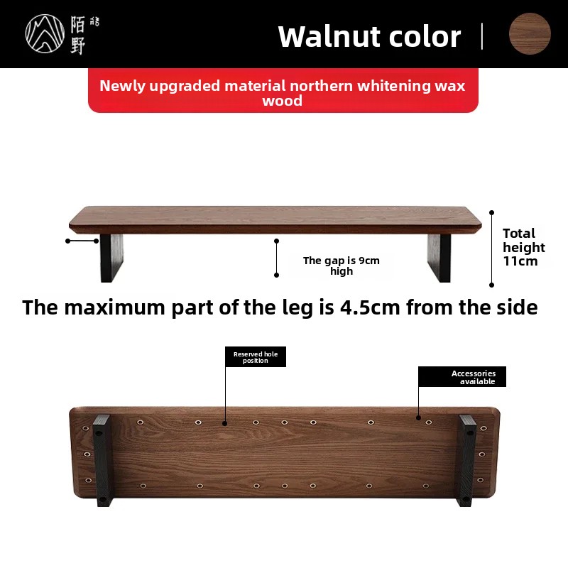 無垢材モニターライザースタンドモジュラーデスクトップストレー - Desk Setup Living Room のレビューと価格