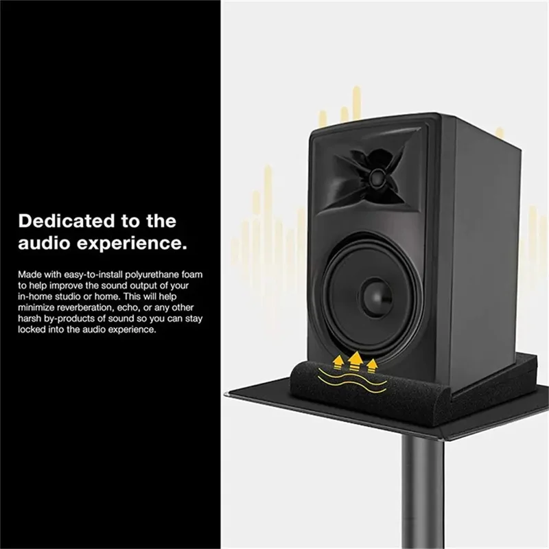 スピーカー吸音綿スポンジパッドデスクトップ遮音高密度スポンジ - Desk Setup Speakers のレビューと価格