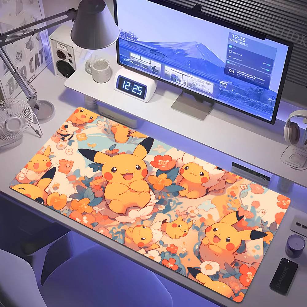 ポケモンマウスパッド大型ゲーミングデスクマットゴム製キーボー - Desk Setup Pc And Laptop のレビューと価格