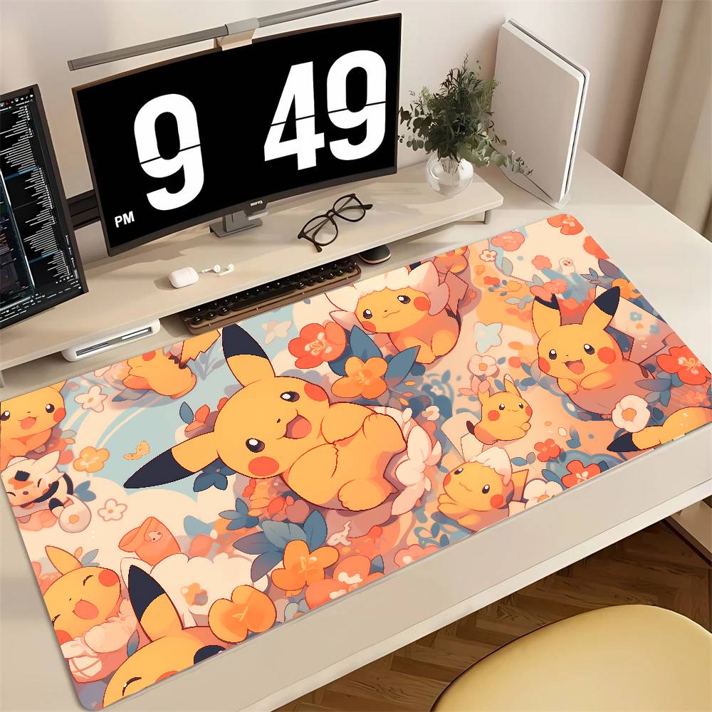 ポケモンマウスパッド大型ゲーミングデスクマットゴム製キーボー - Desk Setup Pc And Laptop のレビューと価格