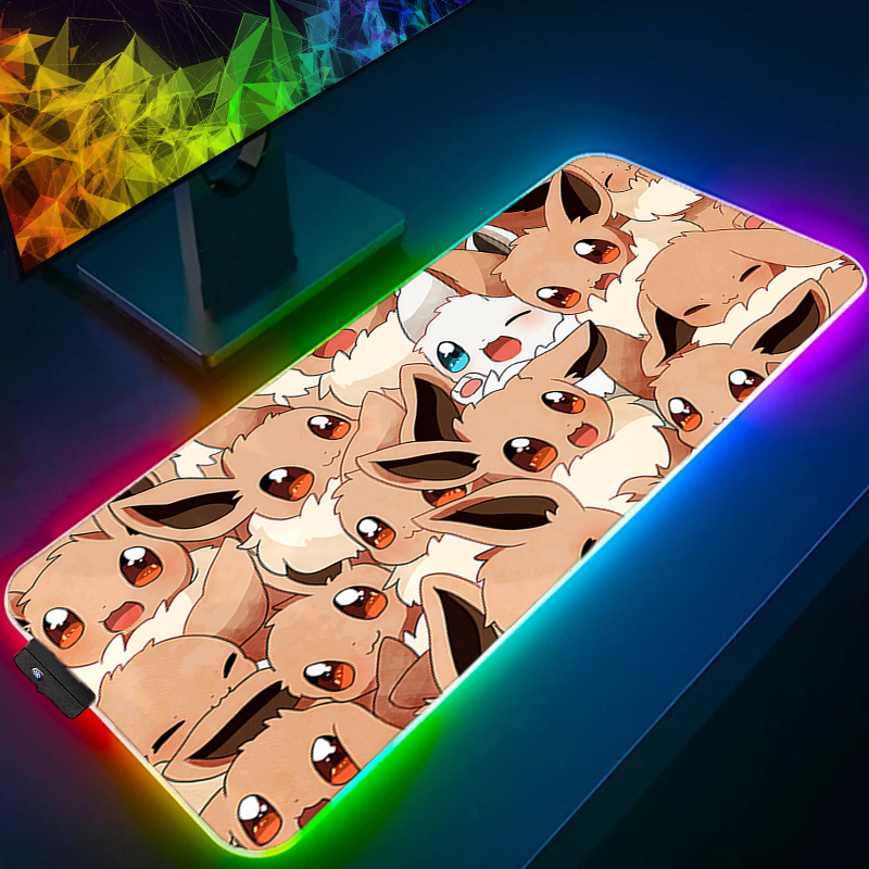 RGB 大型ゲーミングマウスパッド P-ポケモン ゲンガー  - Desk Setup Rgb のレビューと価格