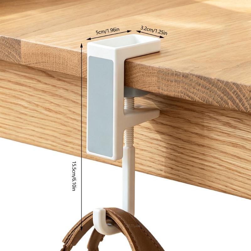 X5XA デスク下バッグハンガー、調節可能なデスクバッグフッ - Desk Setup Reference のレビューと価格