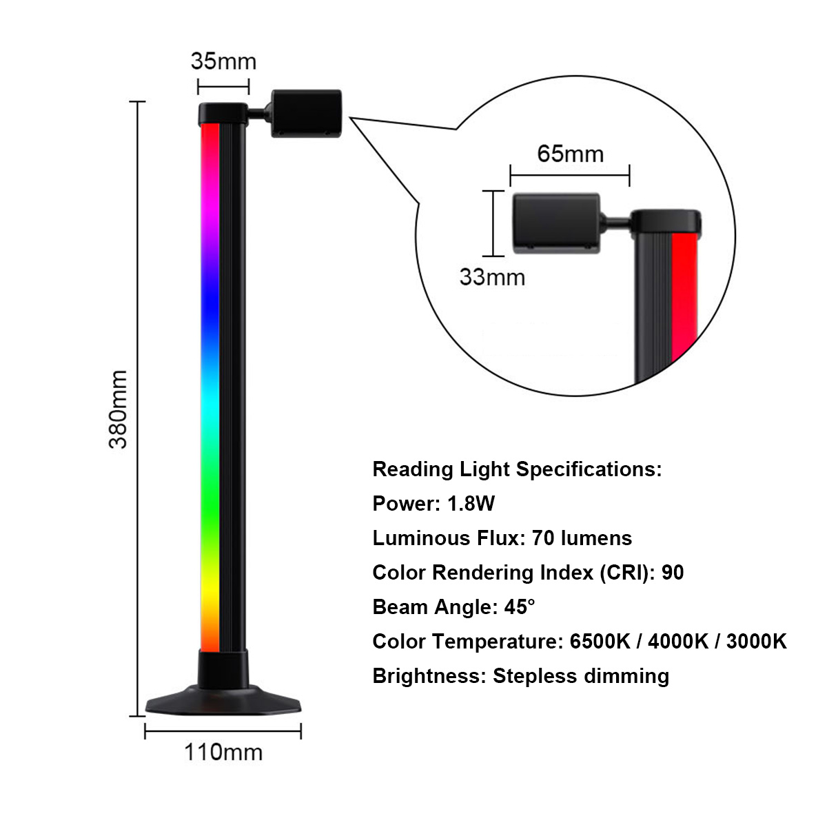 スマートライトバー LED RGB 音楽同期 アプリ制御 U - Desk Setup Rgb のレビューと価格