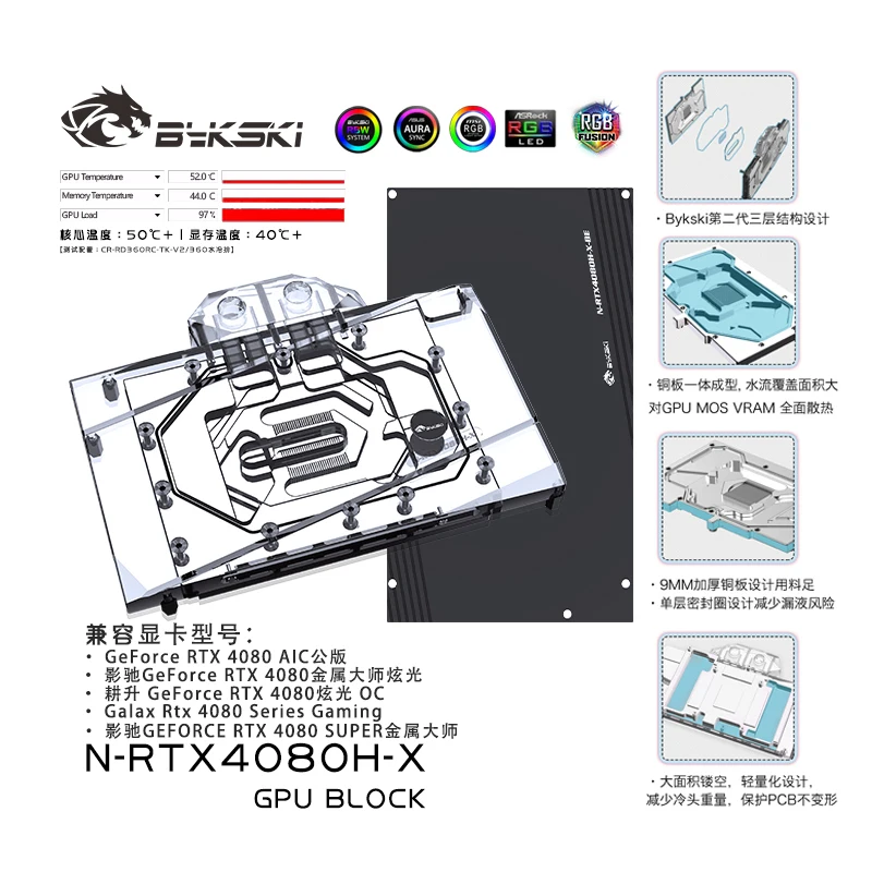 Bykski GPU ウォーターブロック NVIDIA Ge - Nvidia Vga Rtx 4080 のレビューと価格