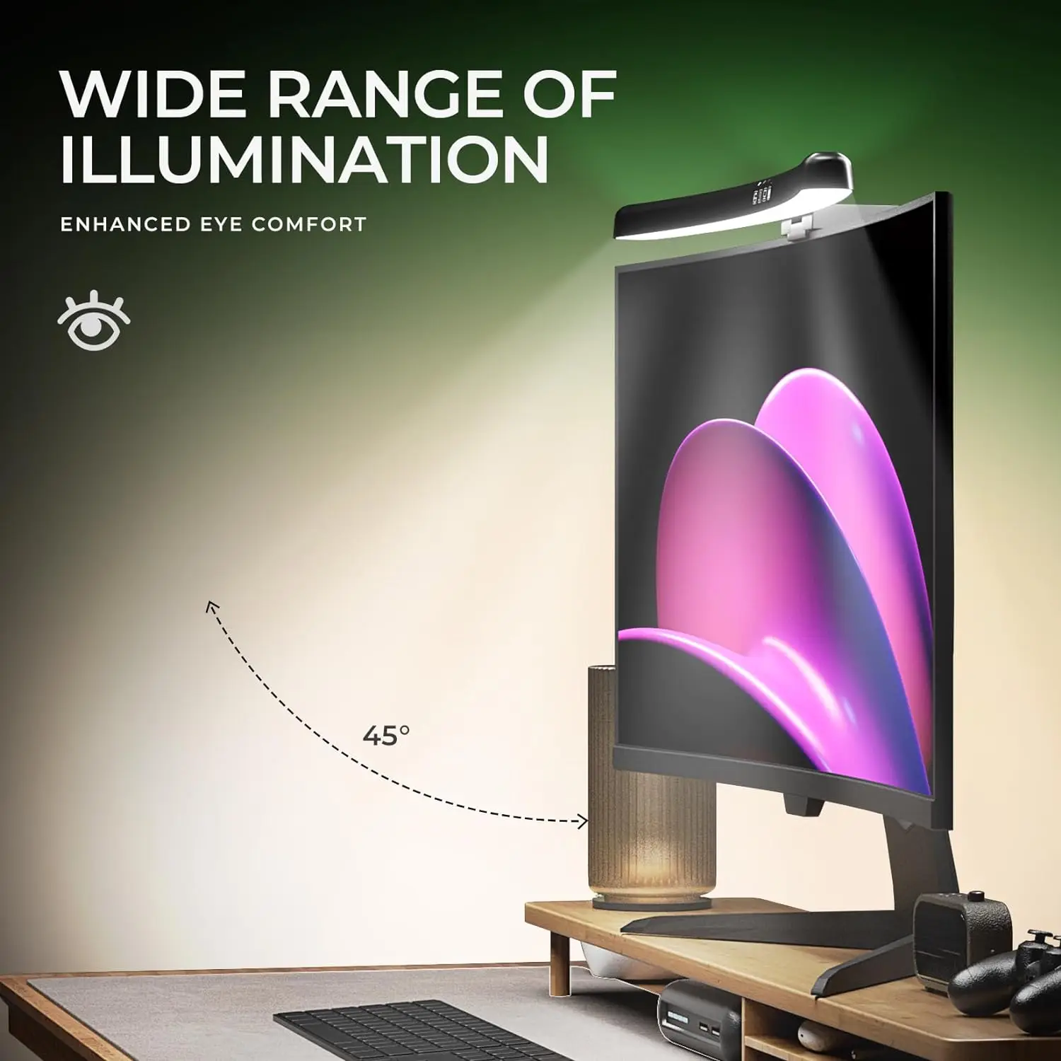 コンピューターモニターライトバーRGB音楽リズムスクリーンハ - Desk Setup Rgb のレビューと価格