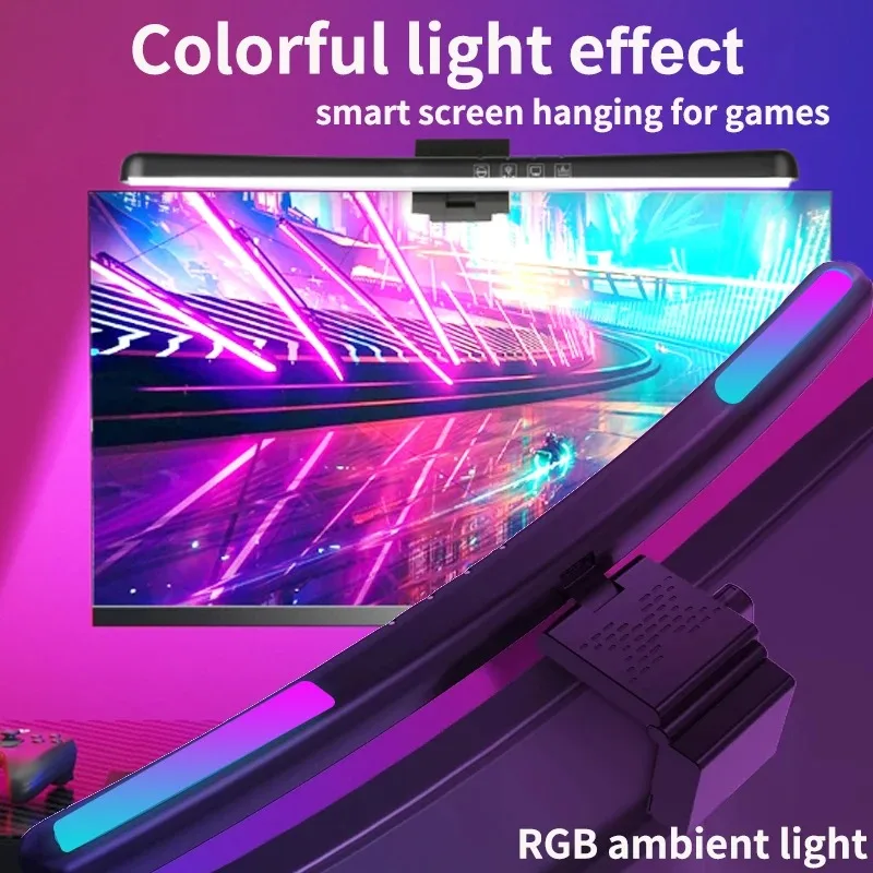 コンピューターモニターライトバーRGB音楽リズムスクリーンハ - Desk Setup Rgb のレビューと価格